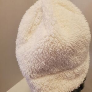 White Faux Fur Hat